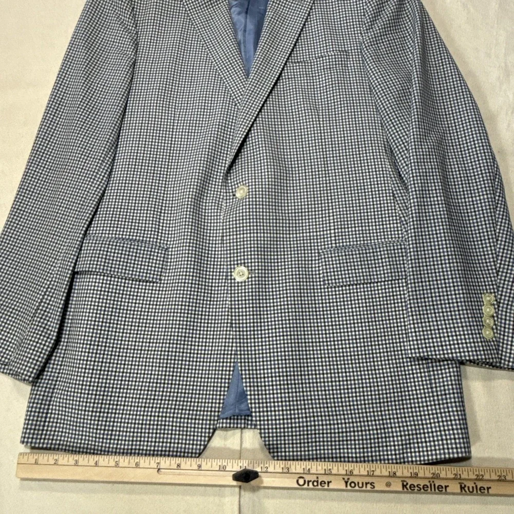 Samuelsohn J.P. Tilford SB Rugby Super 100s  Blazer Sport Coat Sz Sz 44L